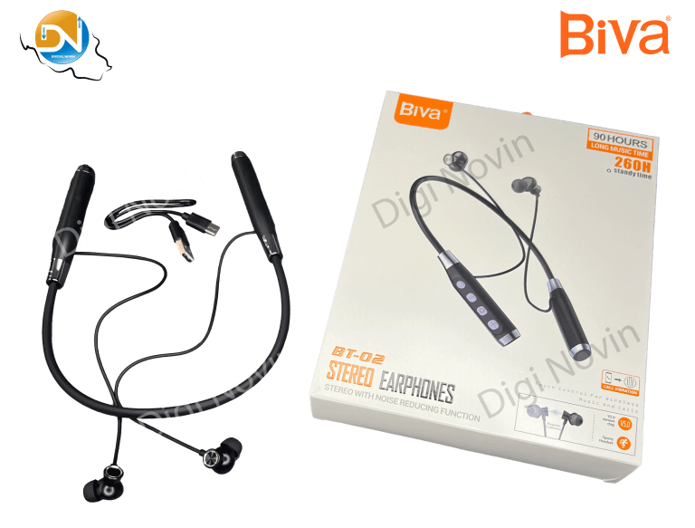هندزفری بلوتوث گردنی بیوا Biva BT-02
