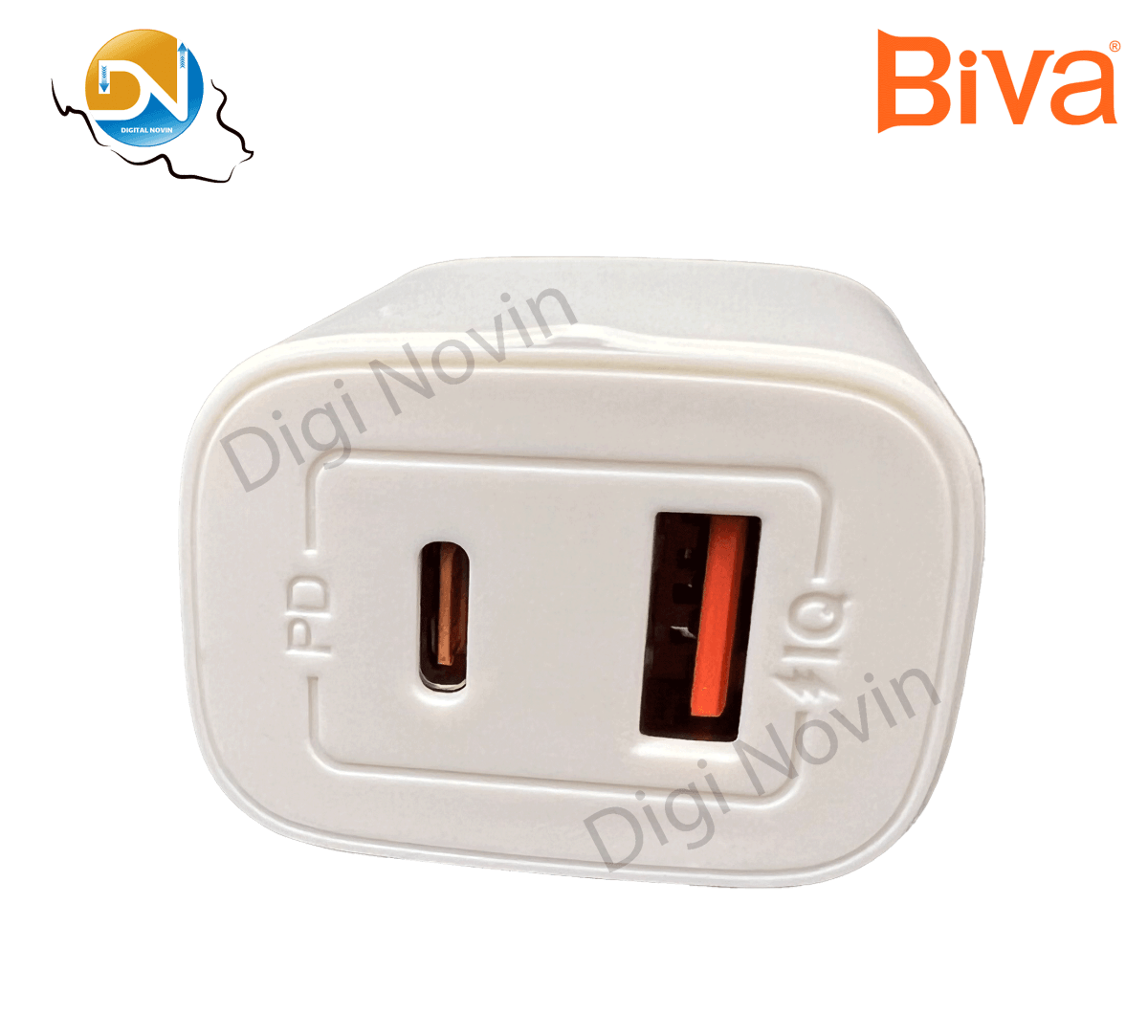 شارژر دیواری بیوا Biva HC-04Q+C توان 18 وات - Image 3