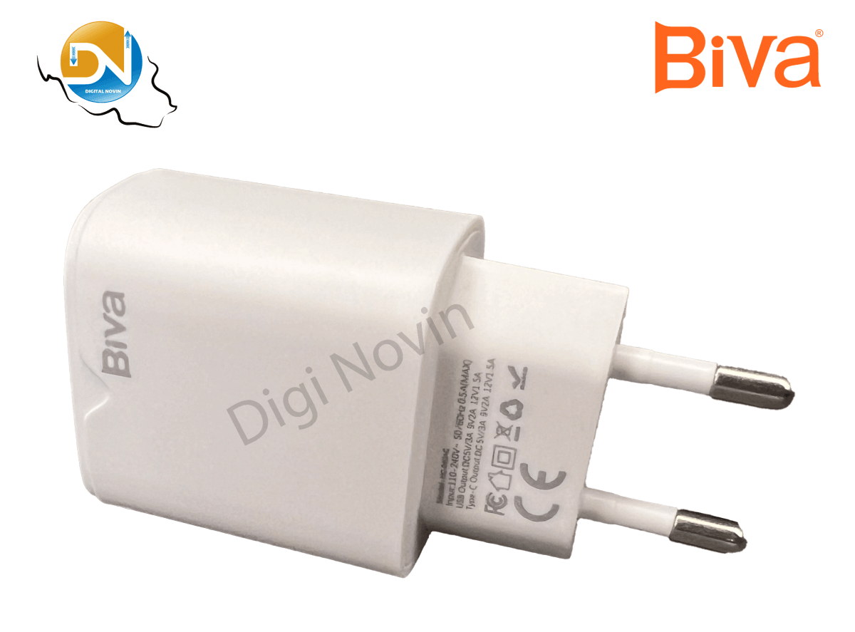 شارژر دیواری بیوا Biva HC-04Q+C توان 18 وات - Image 4