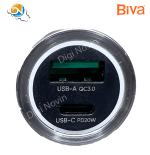 شارژر فندکی بیوا Biva CC-01Q+C توان 20 وات - Image 2