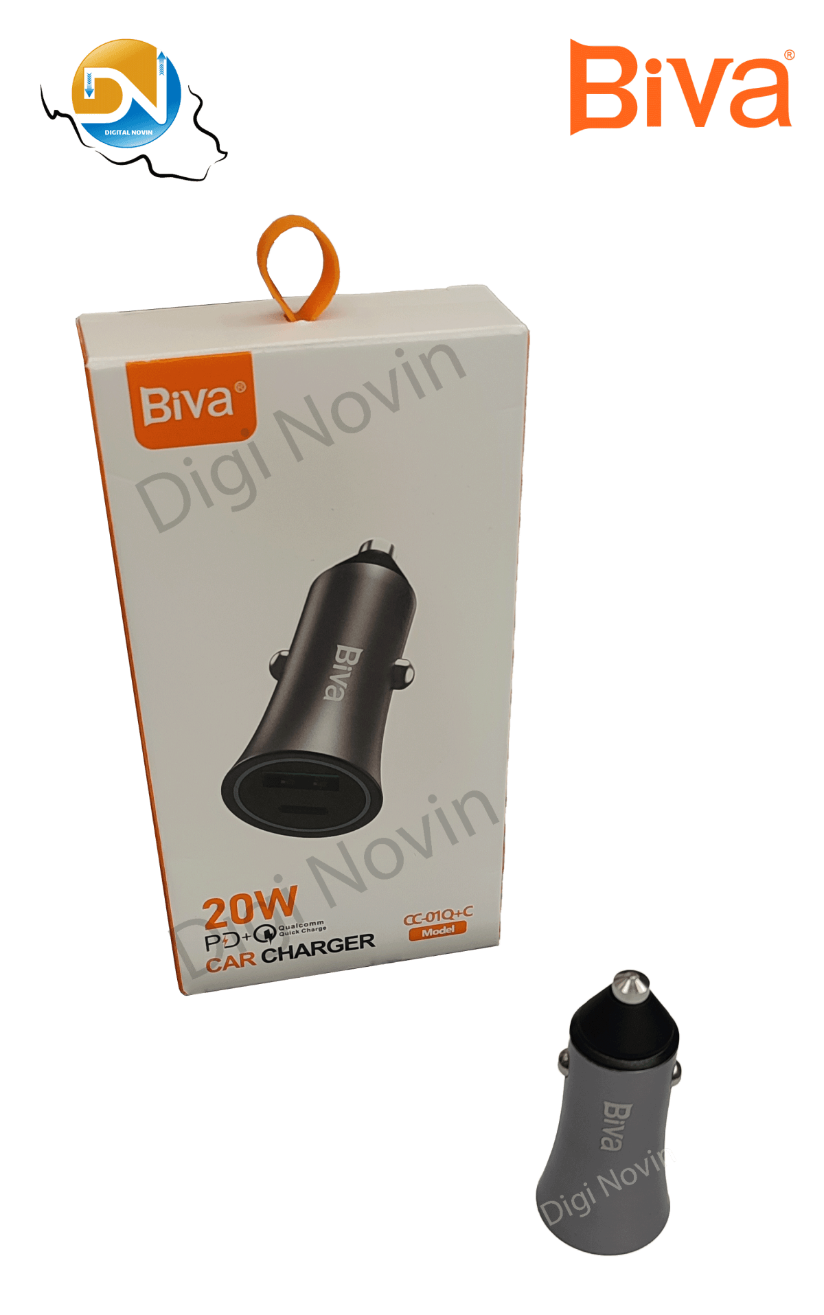 شارژر فندکی بیوا Biva CC-01Q+C توان 20 وات - Image 4