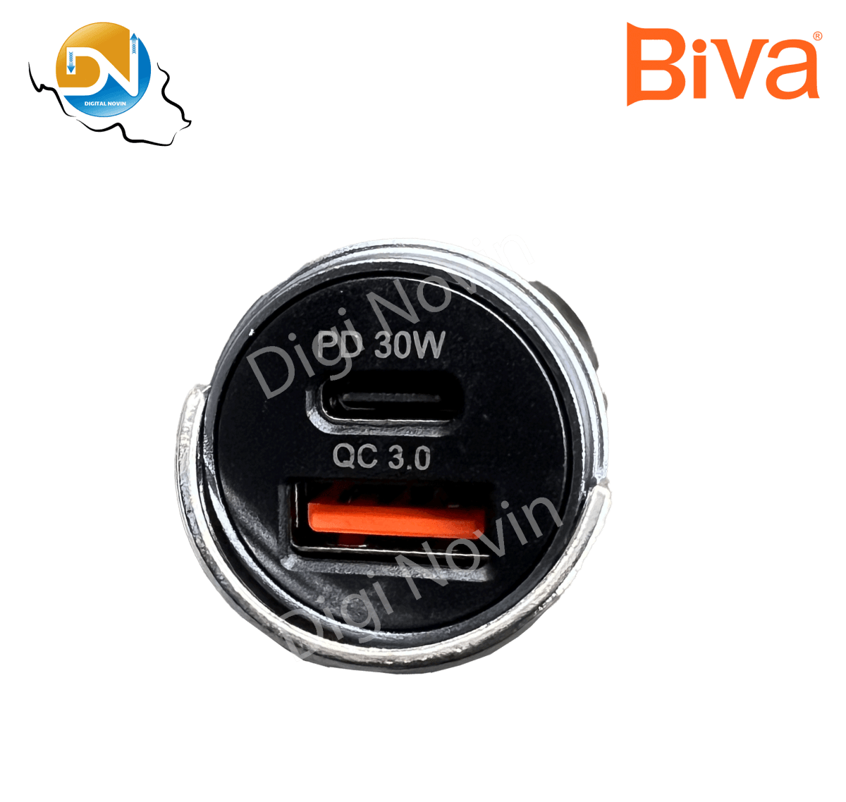 شارژر فندکی بیوا Biva CC-07Q+C توان 30 وات - Image 3